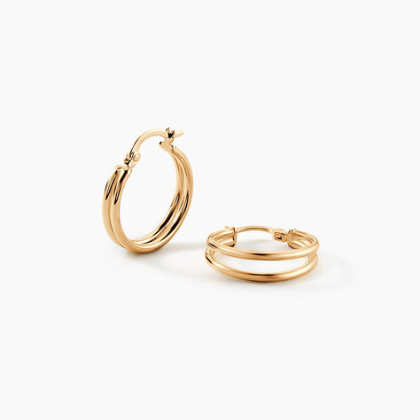 Cr&eacute;oles Double Plaqu&eacute; Or Jaune - Cr&eacute;oles Femme | Marc Orian