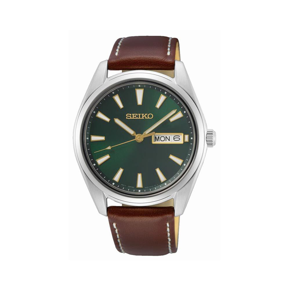 Montre Seiko Classique Vert Fonc&eacute; - Montres classiques Homme | Marc Orian