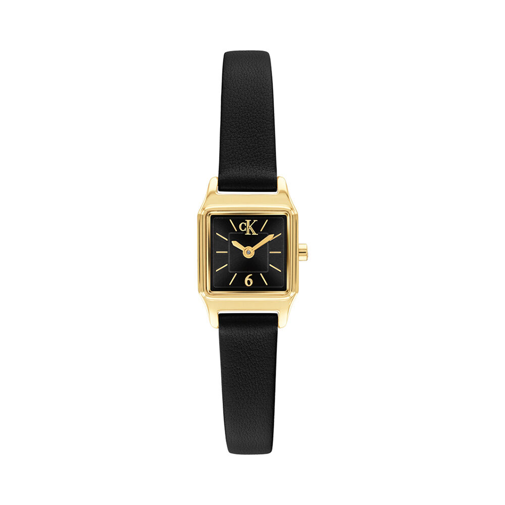 Montre Calvin Klein Soft Form Noir - Montres carr&eacute;es Femme | Marc Orian