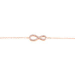 Bracelet Amita Argent Rose Oxyde De Zirconium - Bracelets fantaisie Femme | Marc Orian