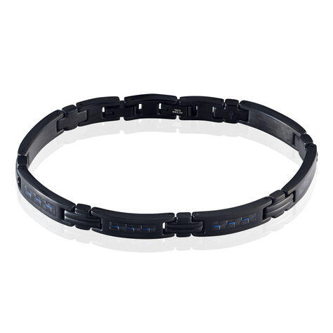 Bracelet Phebus Him Felipe Acier Noir - Bracelets cha&icirc;nes Homme | Marc Orian