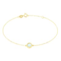 Bracelet Heida Or Jaune Amazonite