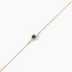 Bracelet Emotion Or Jaune Saphir Diamant - Bracelets cha&icirc;nes Femme | Marc Orian