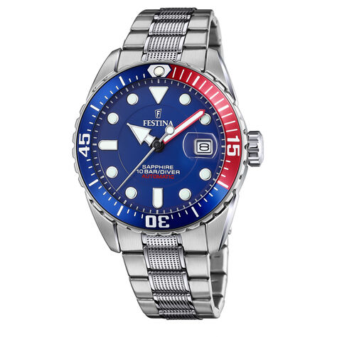 Montre Festina Automatic Bleu - Montres automatique Homme | Marc Orian