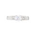 Bague Solitaire Maelline Argent Blanc Oxyde De Zirconium - Solitaires Femme | Marc Orian