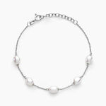Bracelet Yuna Argent Blanc Perle De Culture - Bracelets fantaisie Femme | Marc Orian