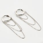 Cr&eacute;oles Argent Blanc Olavi - Cr&eacute;oles Femme | Marc Orian