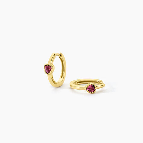 Cr&eacute;oles Poem Argent Jaune Tourmaline - Cr&eacute;oles Femme | Marc Orian