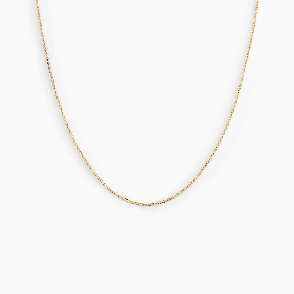 Cha&icirc;ne Igoa Maille For&ccedil;at Diamantee Or Jaune - Chaines Enfant | Marc Orian