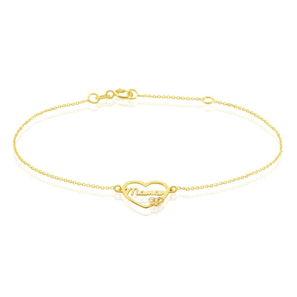 Bracelet Verohanta Or Jaune Oxyde De Zirconium - Bracelets cha&icirc;nes Femme | Marc Orian