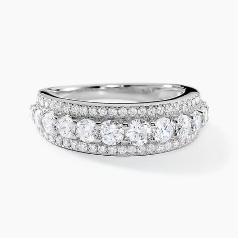 Bague Philomene Argent Blanc Oxyde De Zirconium - Bijoux fantaisie Femme | Marc Orian