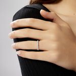 Alliance Pristina Or Blanc Diamant - Alliances avec pierres Femme | Marc Orian