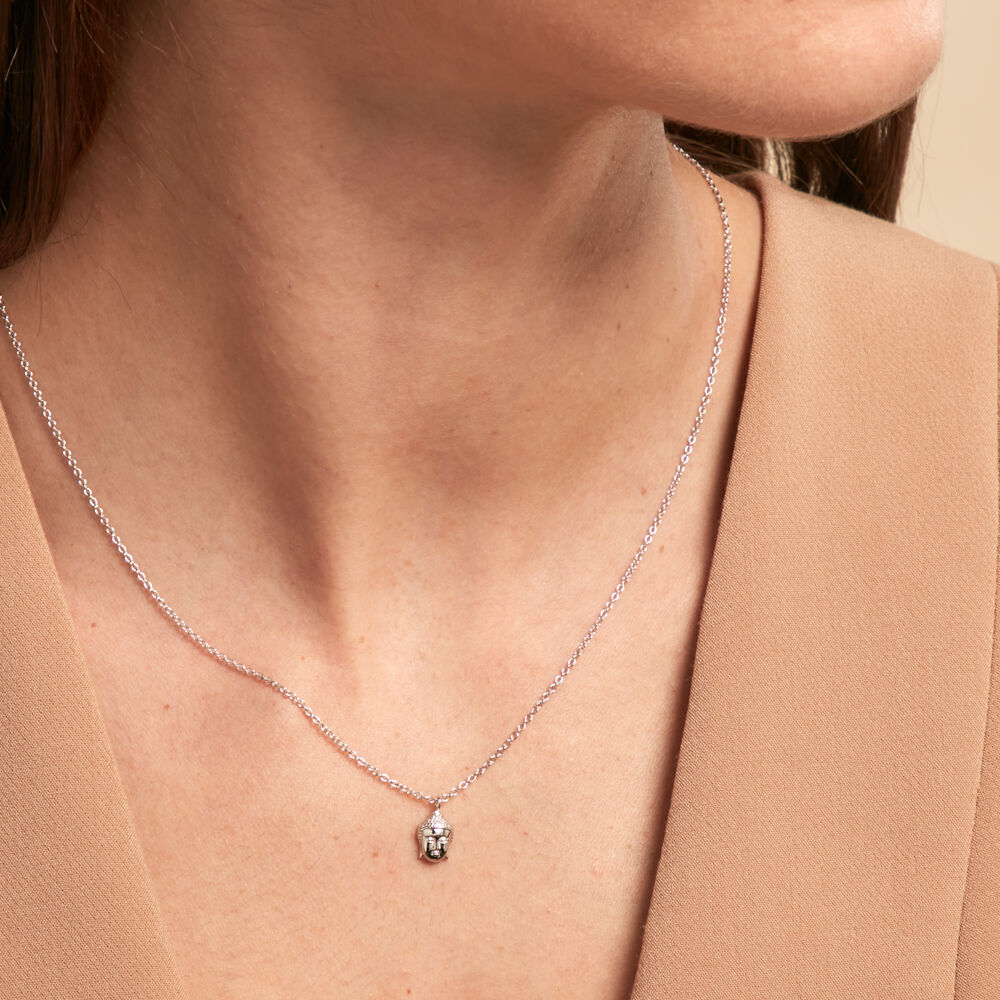 Collier Dhyana Argent Blanc - Colliers Femme | Marc Orian