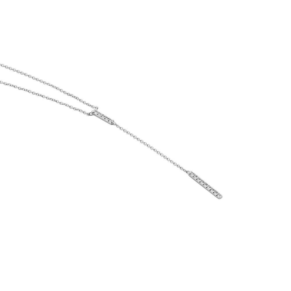Collier Marjenka Or Blanc Diamant - Colliers avec pierres Femme | Marc Orian