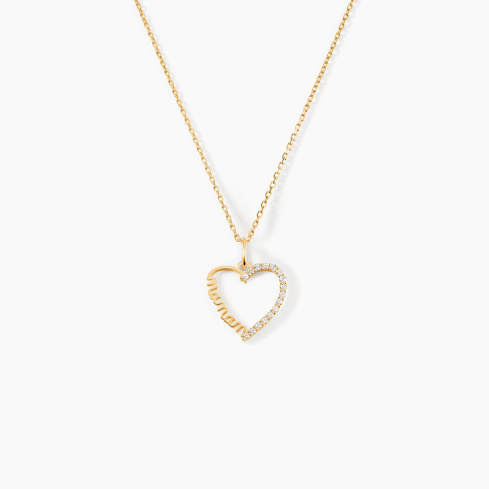 Pendentif Chiela Or Jaune Oxyde De Zirconium - Pendentifs Femme | Marc Orian
