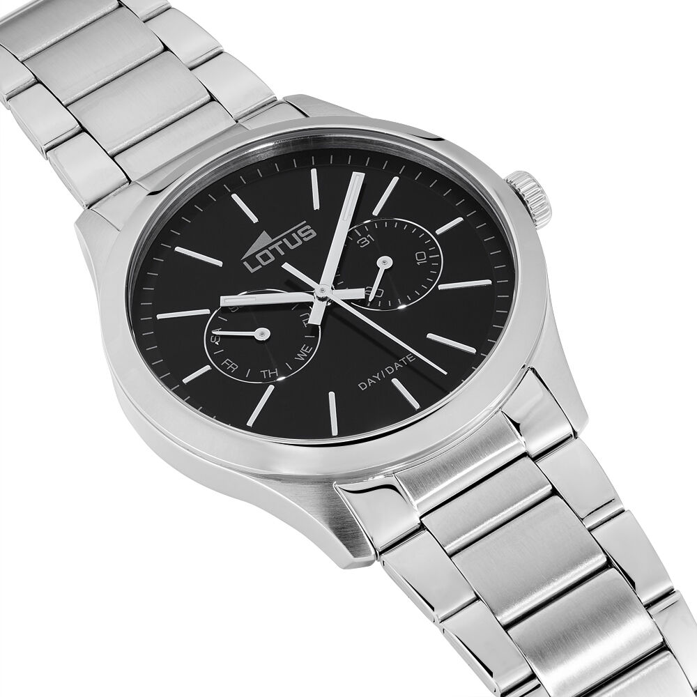 Montre Lotus Minimal Noir - Montres classiques Homme | Marc Orian
