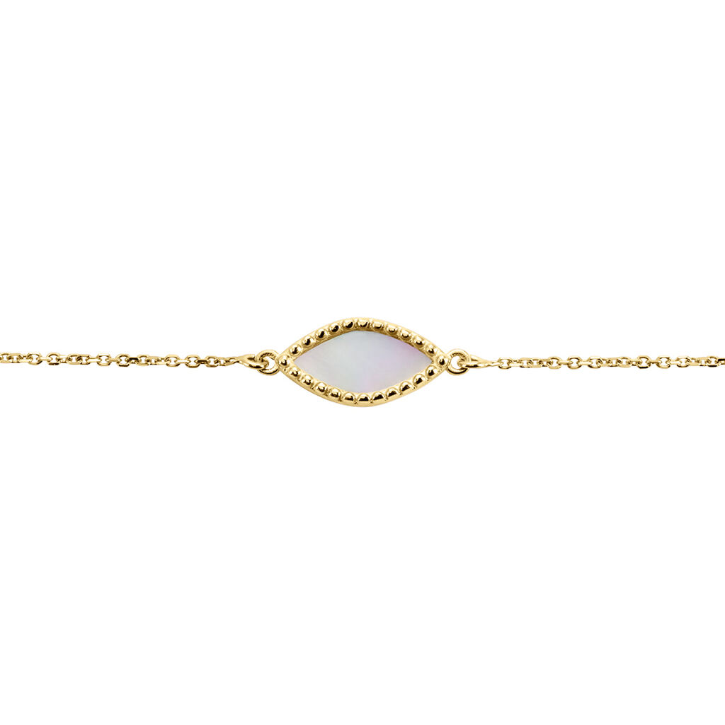 Bracelet Silma Or Jaune Nacre - Bracelets chaînes Femme | Marc Orian