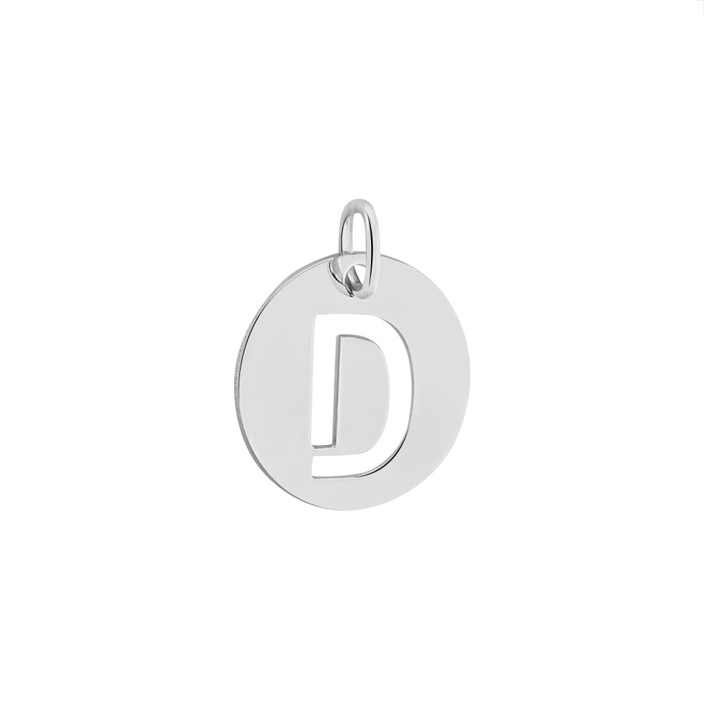 Pendentif Elio D Argent Blanc - Pendentifs Famille | Marc Orian
