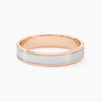 Alliance Hevan Ruban Or Bicolore - Alliances duo Unisex | Marc Orian