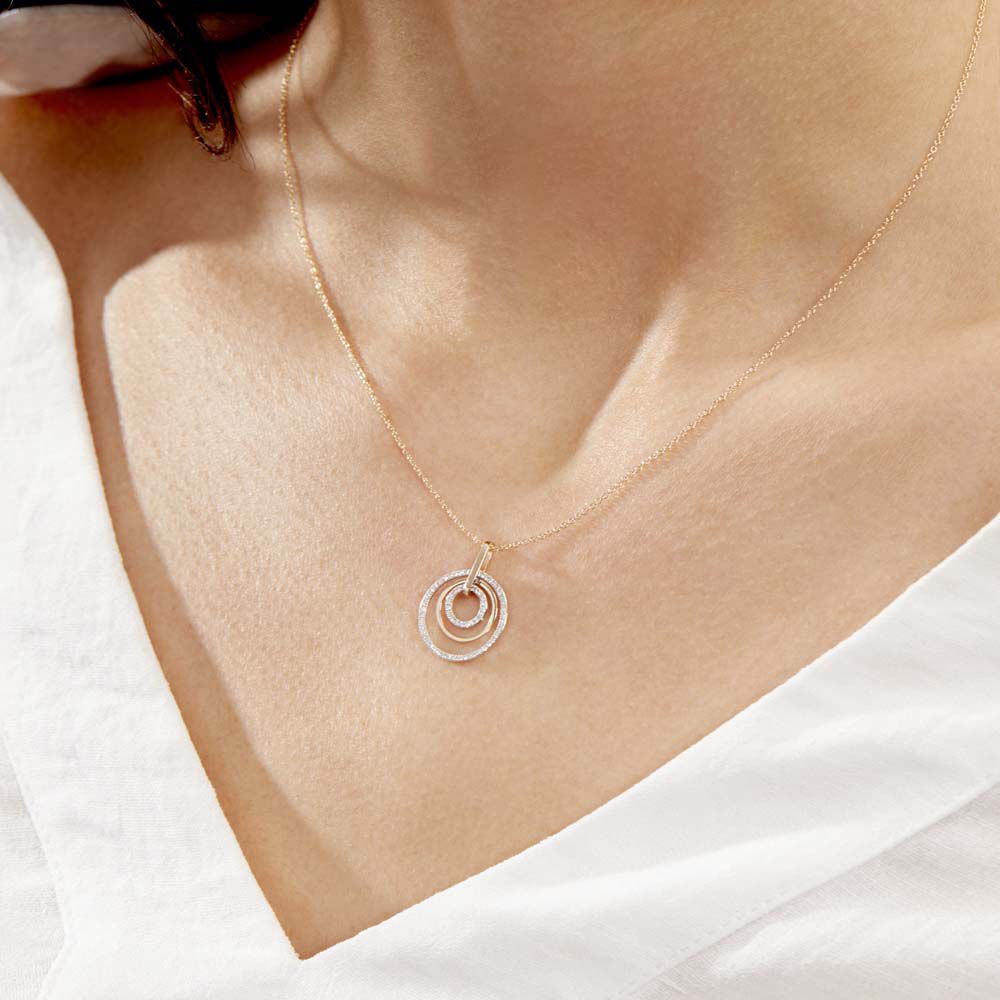 Collier Dorotea Or Jaune Diamant - Colliers avec pierres Femme | Marc Orian