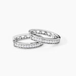 Cr&eacute;oles Alexa Argent Argent&eacute; Oxyde De Zirconium - Cr&eacute;oles Femme | Marc Orian