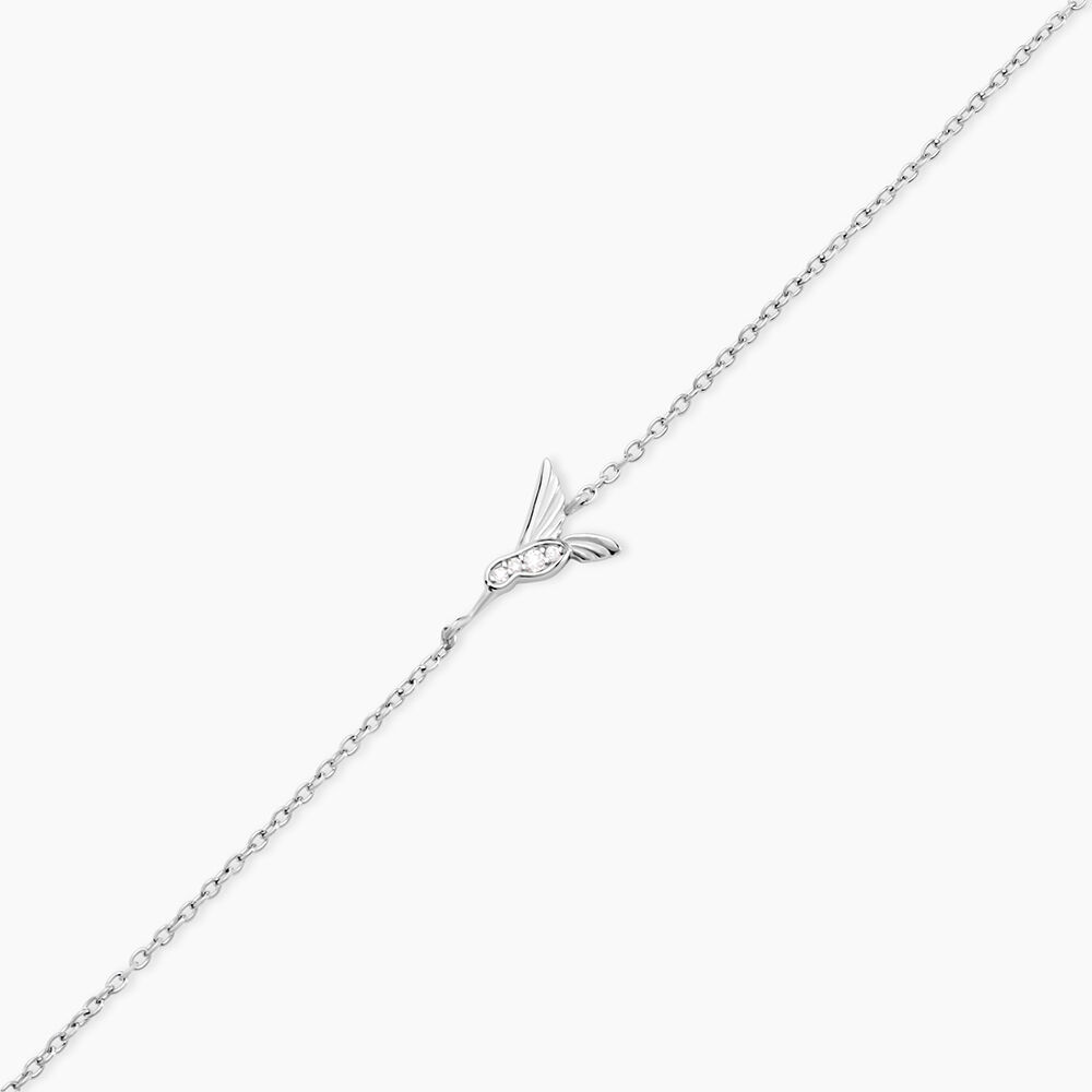 Bracelet Irysa Argent Blanc Oxyde De Zirconium - Bracelets fantaisie Femme | Marc Orian