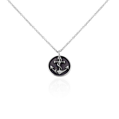 Collier Marin Acier Blanc - Colliers Homme | Marc Orian