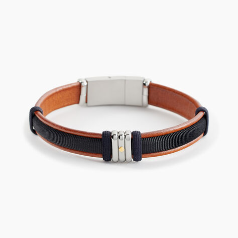 Bracelet Jourdan Orso Cuir Multicolore - Bijoux Homme | Marc Orian