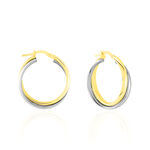 Cr&eacute;oles Kiara Or Bicolore - Cr&eacute;oles Femme | Marc Orian