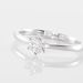 Bague Athena Or Blanc Diamant - Solitaires Femme | Marc Orian