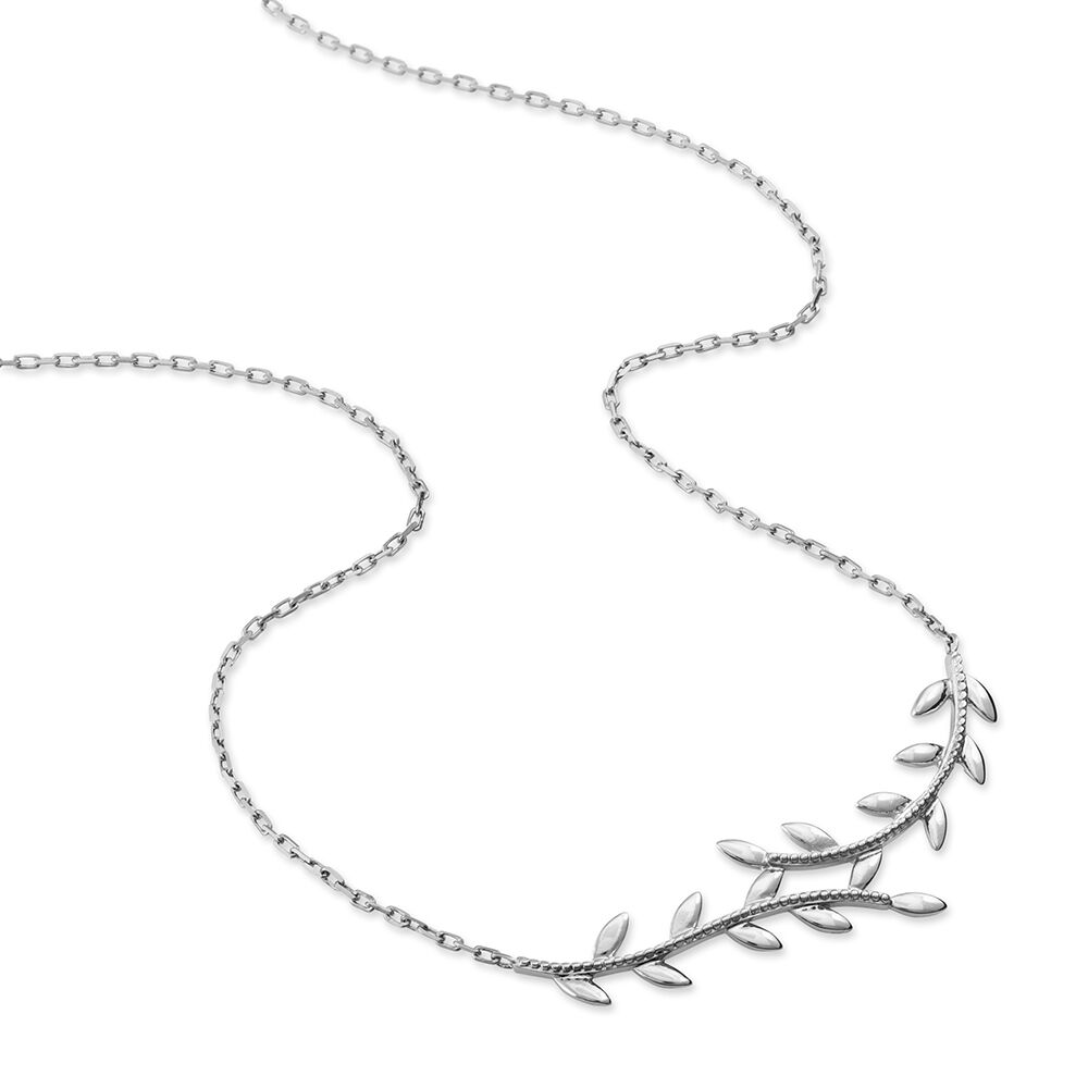 Collier Folia Argent Blanc - Colliers fantaisie Femme | Marc Orian