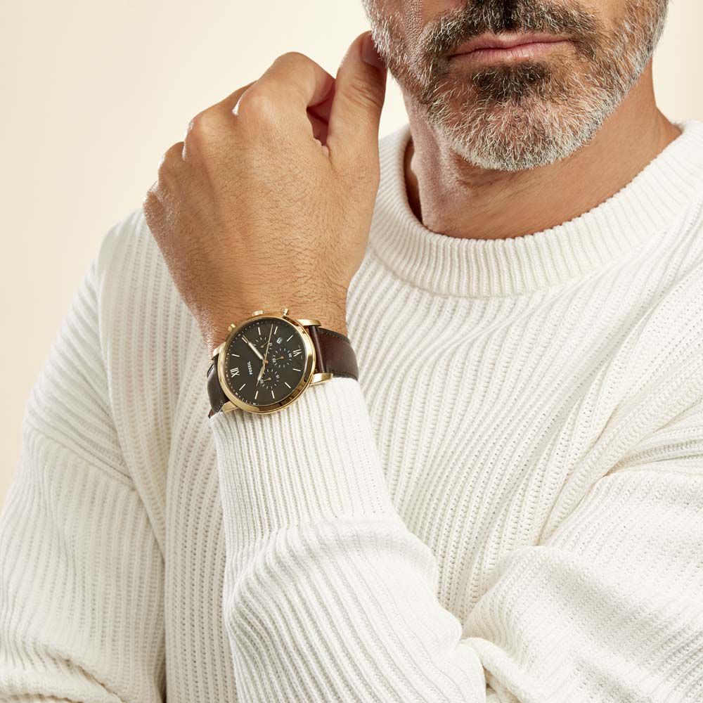 Montre Fossil Neutra Chrono Noir - HIMHJ1N2420 • Marc Orian | Bijouterie en  ligne