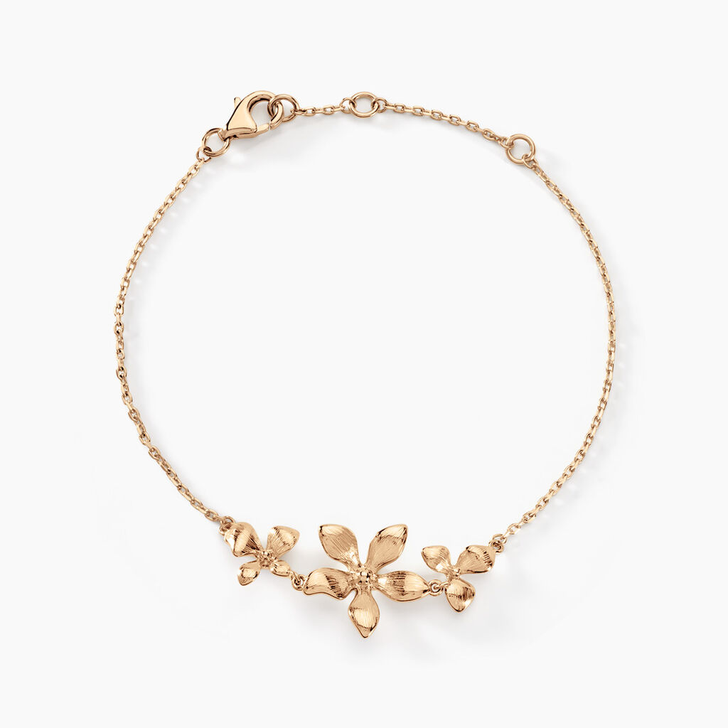 Bracelet Zinnia Plaqu&eacute; Or Jaune - Bracelets fantaisie Femme | Marc Orian