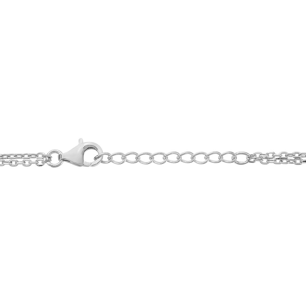 Bracelet Ally Argent Blanc Céramique Et Oxyde De Zirconium - Bracelets chaînes Femme | Marc Orian