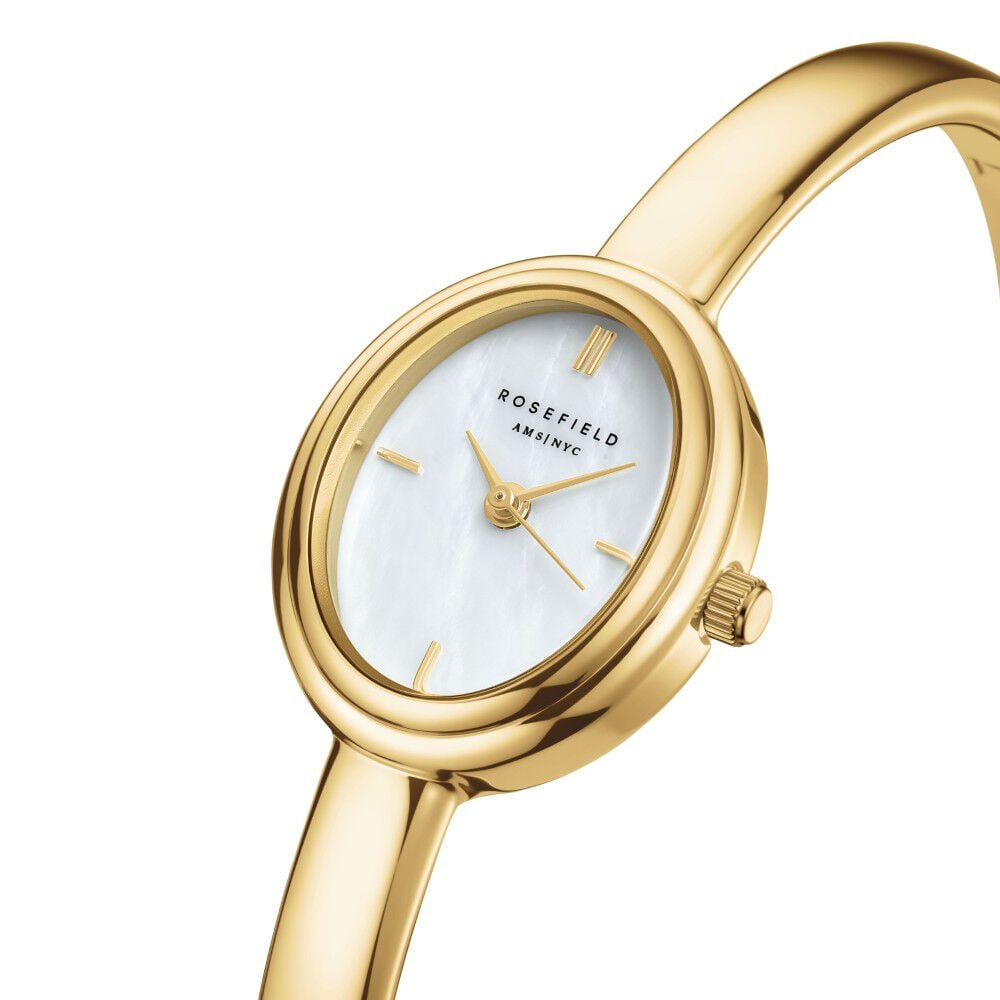 Montre Rosefield Studio Bangle Nacre Blanche - Montres &eacute;tanches Femme | Marc Orian