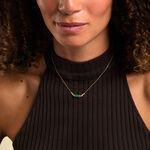Collier Pierrine Argent Dor&eacute; A L'Or 750/1000 Aventurine - Colliers avec pierres Femme | Marc Orian