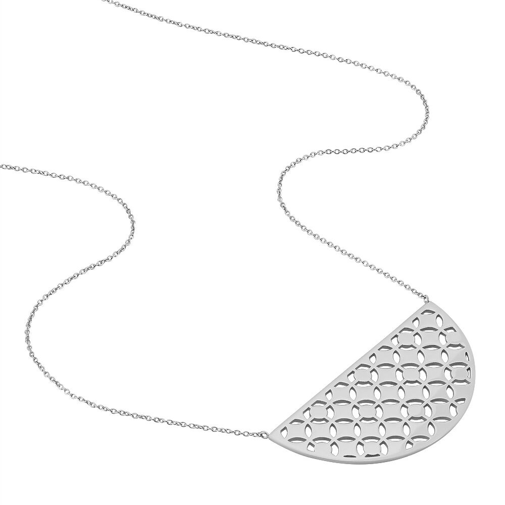 Collier Yelda Acier Blanc - Colliers fantaisie Femme | Marc Orian