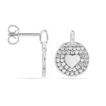 Boucles D'oreilles Pendantes Ivany Argent Blanc Oxyde De Zirconium - Pendantes Femme | Marc Orian