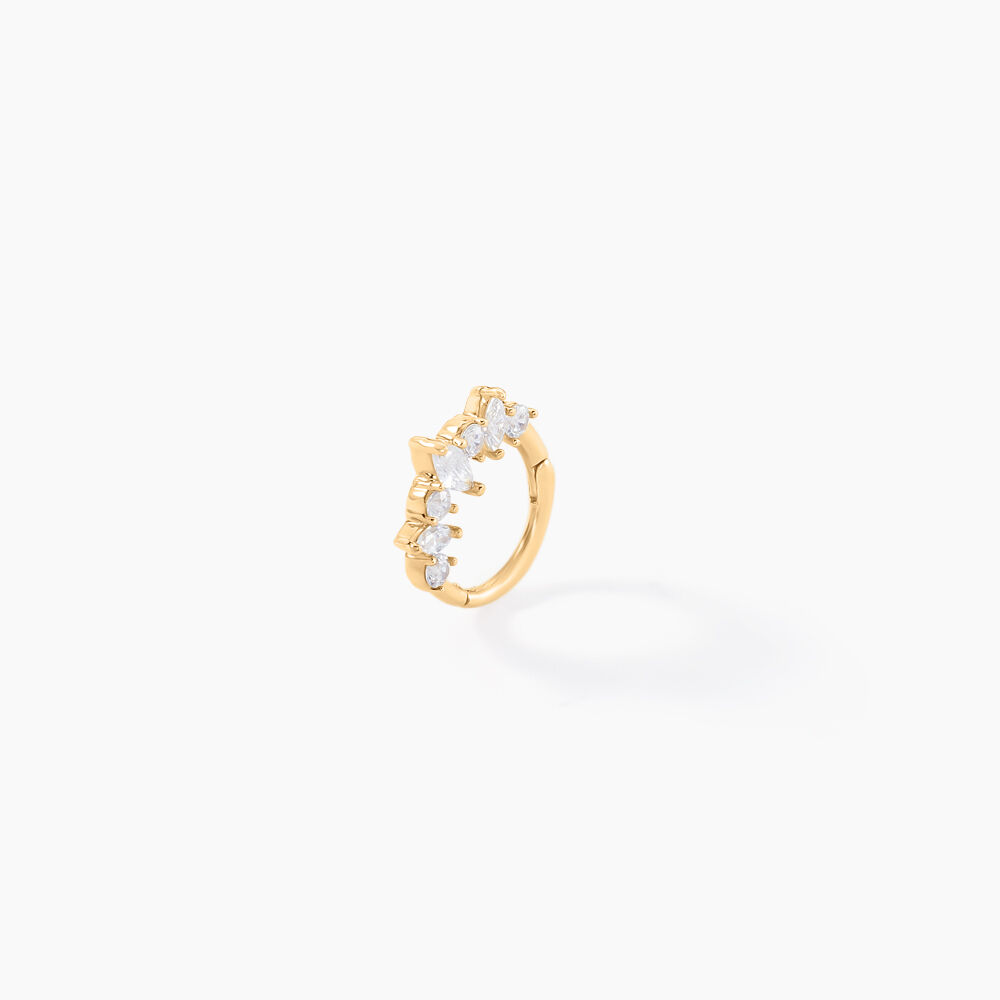 Piercing D'oreille Et/ou De Nez Unitaire Pru Or Jaune Oxyde Zirconium - Piercings Femme | Marc Orian