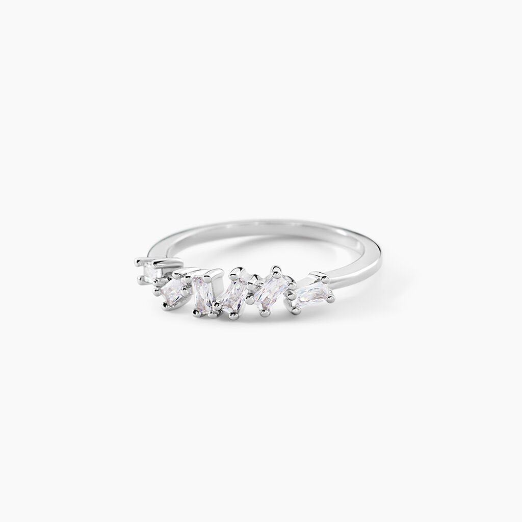 Bague Adonia Argent Blanc Oxyde De Zirconium - Bijoux fantaisie Femme | Marc Orian