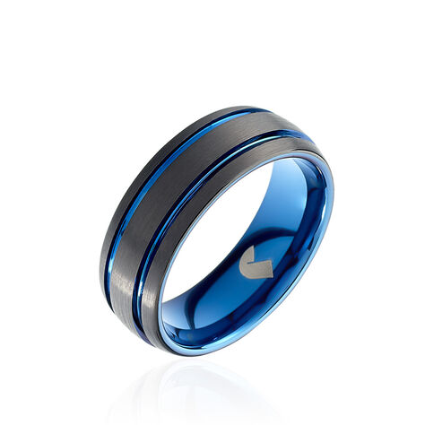 Bague Acier Bleu - Bague fantaisie Homme | Marc Orian