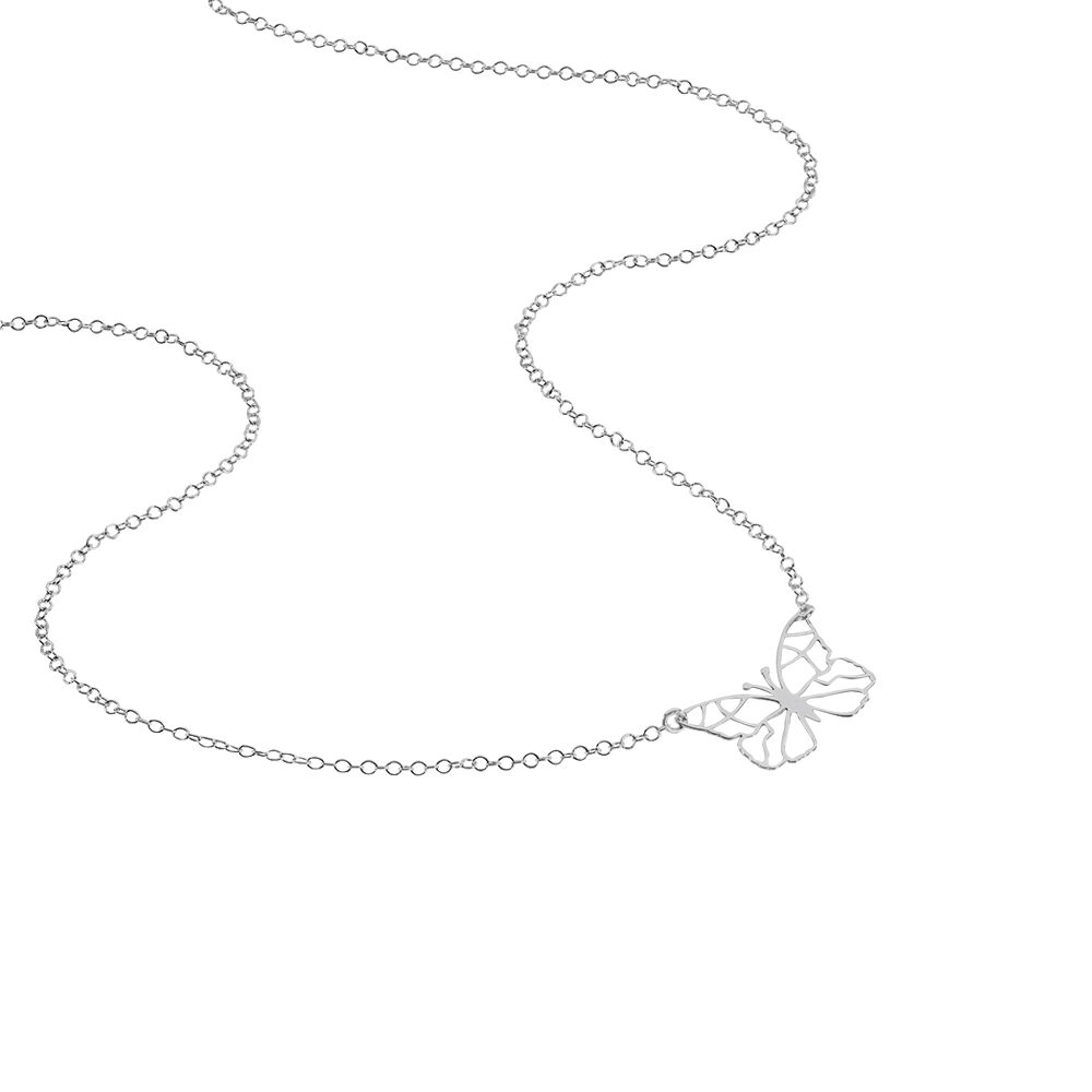 Collier Geltrude Argent Blanc - Colliers fantaisie Femme | Marc Orian
