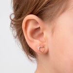 Boucles D'oreilles Puces Camomille Or Jaune Oxyde De Zirconium - Puces Enfant | Marc Orian