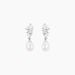 Boucles D'Oreilles Pendantes Elea Argent Blanc Perle De Culture Oxyde De Zirconium - Pendantes Femme | Marc Orian