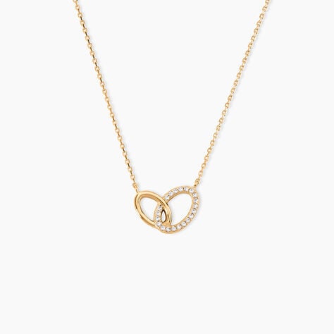 Collier Plaqu&eacute; Or Kimberlie Oxydes De Zirconium - Colliers avec pierres Femme | Marc Orian