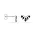 Boucles D'oreilles Puces Calixa Argent Blanc Oxyde De Zirconium - Puces Femme | Marc Orian