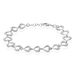 Bracelet Cleofee Argent Blanc - Bracelets chaînes Femme | Marc Orian