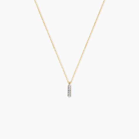Collier Rosalin Or Jaune Diamant - Colliers avec pierres Femme | Marc Orian