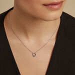 Collier Laelle Argent Blanc Turquoise - Colliers avec pierres Femme | Marc Orian