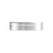 Alliance Abygail Ruban Plat Argent Blanc - Alliances Famille | Marc Orian